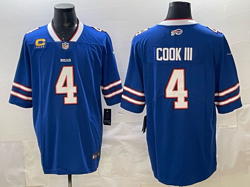 Men 2025 Buffalo Bills #4 Cook iii white 2th generation Nike Limited NFL Jersey style 072